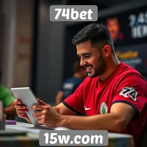 Experiência do usuário na plataforma 74bet